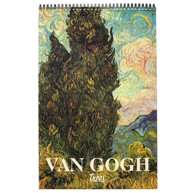 Calendário Vincent van Gogh Trees e Natureza (Capa)