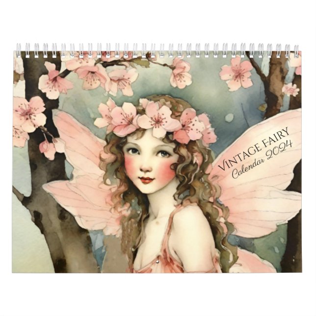 Calendário Vintage Fairy (Capa)