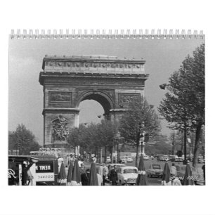 Calendário Vintage France Paris 1970