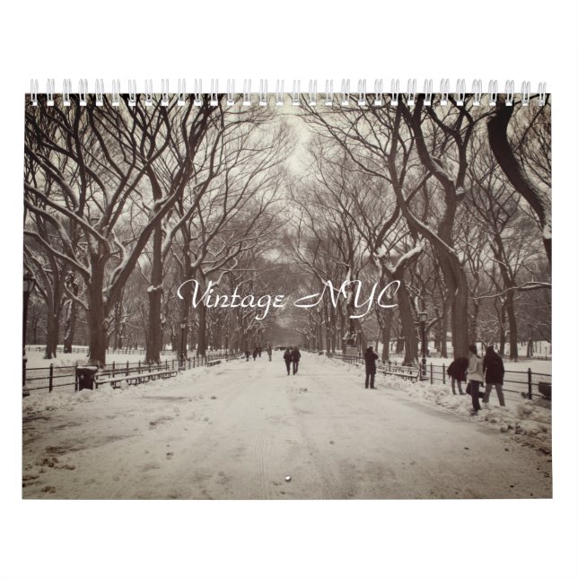 Calendário Vintage NYC (Capa)