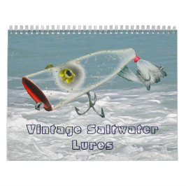 Calendário - Vintage Saltwater, Capas De Pesca #2