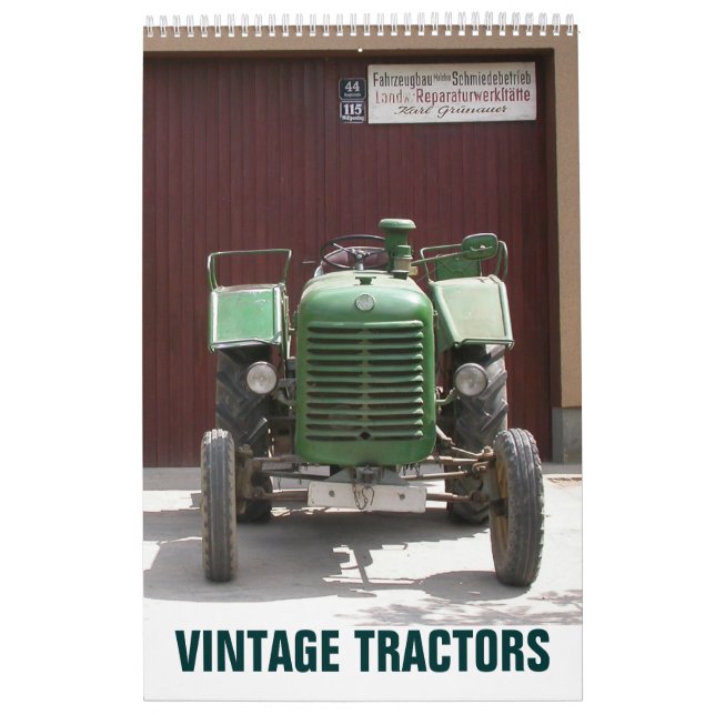 Calendário Vintage Trators 2025 Traktor Kalender (Capa)