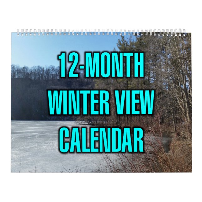 Calendário Visão de Inverno de 12 Meses (Capa)