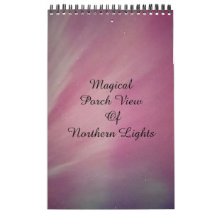 Calendário Visão Magnética das Luzes do Norte / Uma /