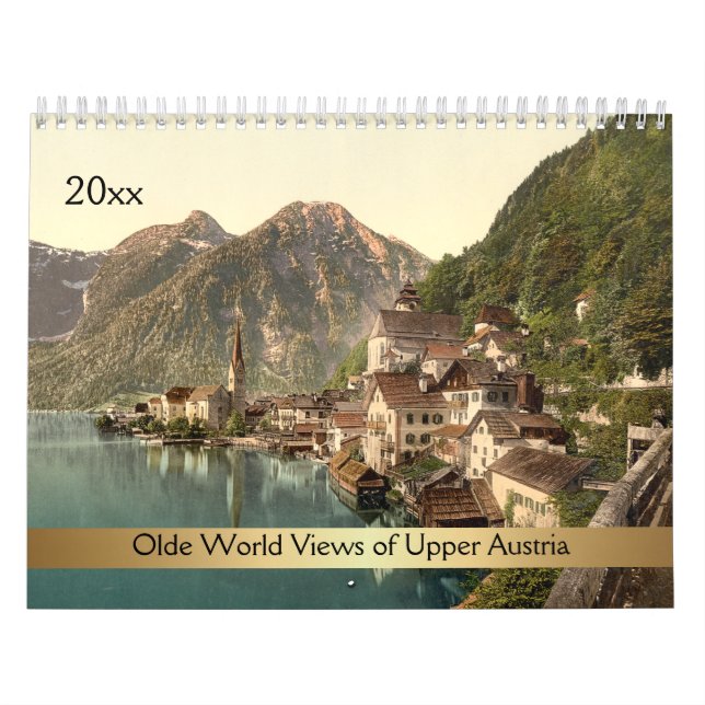 Calendário Visões mundiais de Olde de Upper Austria (Capa)
