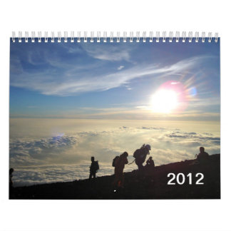 Calendário Vistas da cimeira de Monte Fuji, Japão