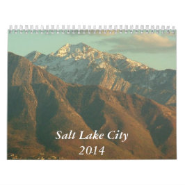 Calendário Vistas de Salt Lake City - 2014