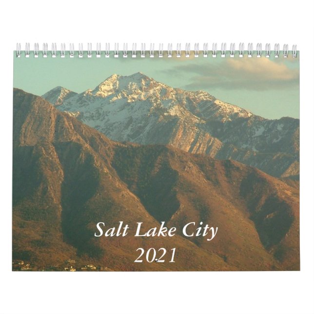 Calendário Vistas de Salt Lake City - 2021 (Capa)
