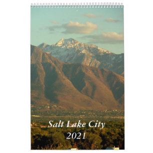 Calendário Vistas de Salt Lake City 2021