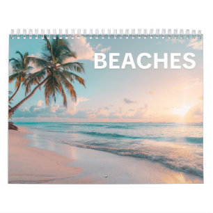 Calendário Vistas do Oceano Tropical & Costa Serena   Praias 