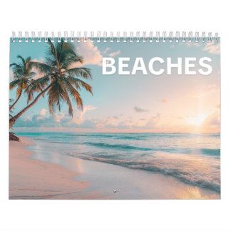 Calendário Vistas do Oceano Tropical & Costa Serena | Praias