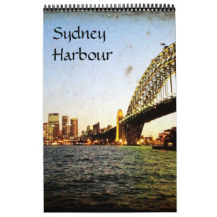Calendário vistas do porto de sydney