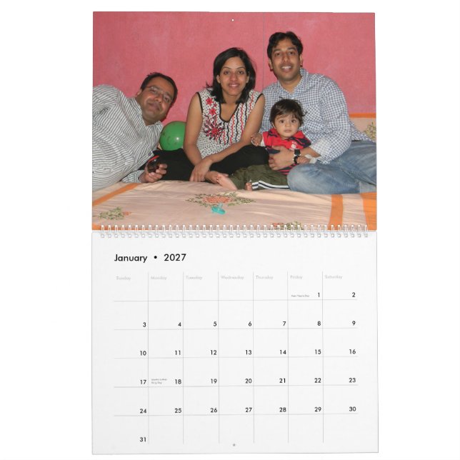 Calendário Vivaan- Pune (Jan 2027)