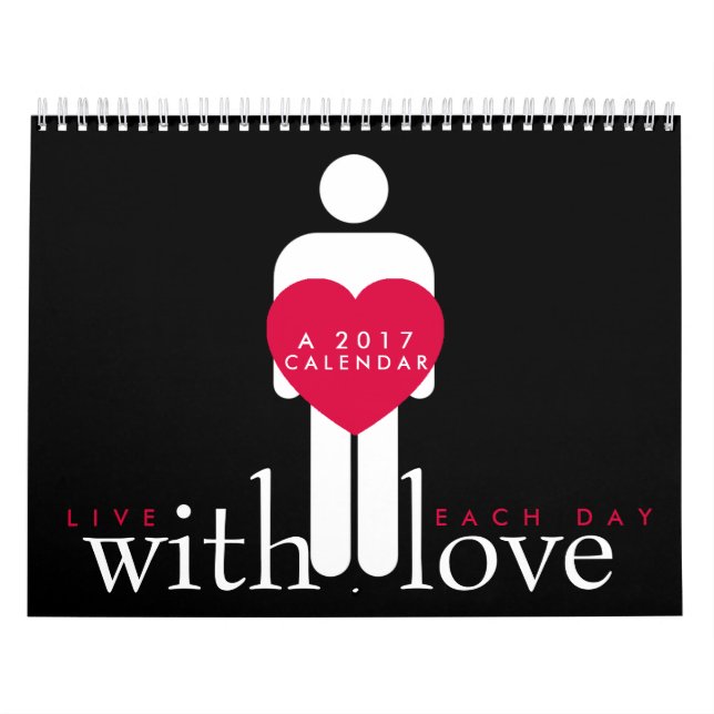 Calendário Vive cada dia com o amor (Capa)