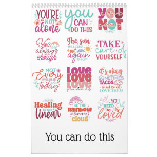 Calendário Você pode fazer isso