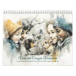 Calendário Voces de los Voluntarios del Rescate Animal Arte
