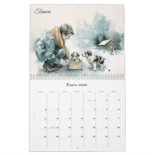 Calendário Voices of Animal Rescue Volunteer Art
