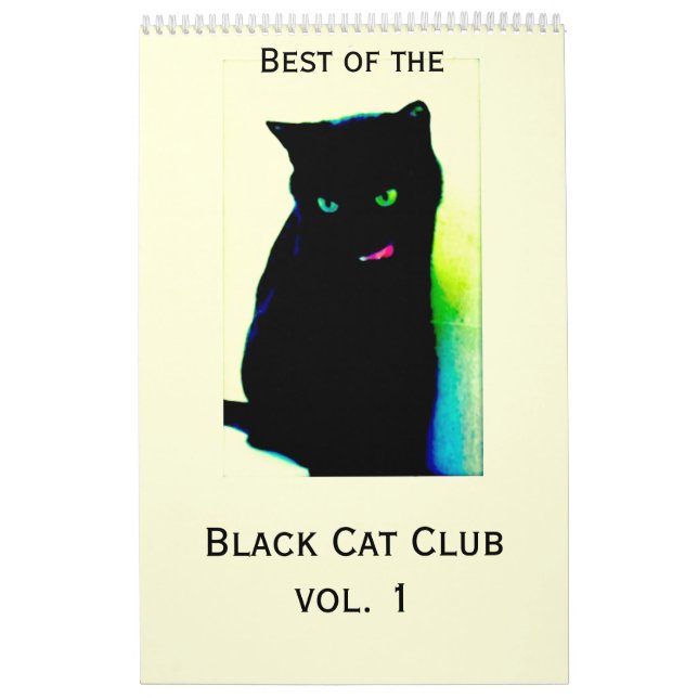 Calendário Vol. 1 do clube do gato preto (Capa)