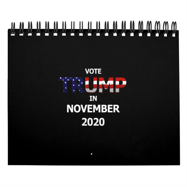 Calendário Vote Trump em 2020 (Capa)