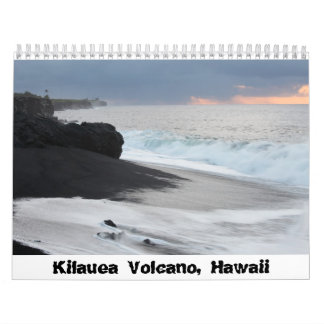 Calendário Vulcão de Kilauea, Havaí