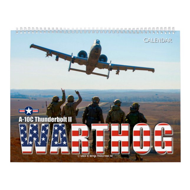 Calendário WARTHOG - A-10C Thunderbolt II (Capa)