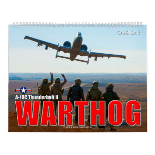 Calendário WARTHOG - A-10C Thunderbolt II