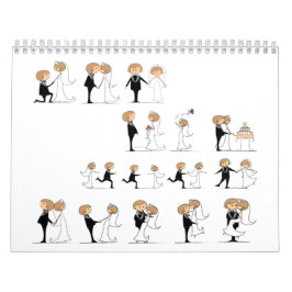 Calendário wedding