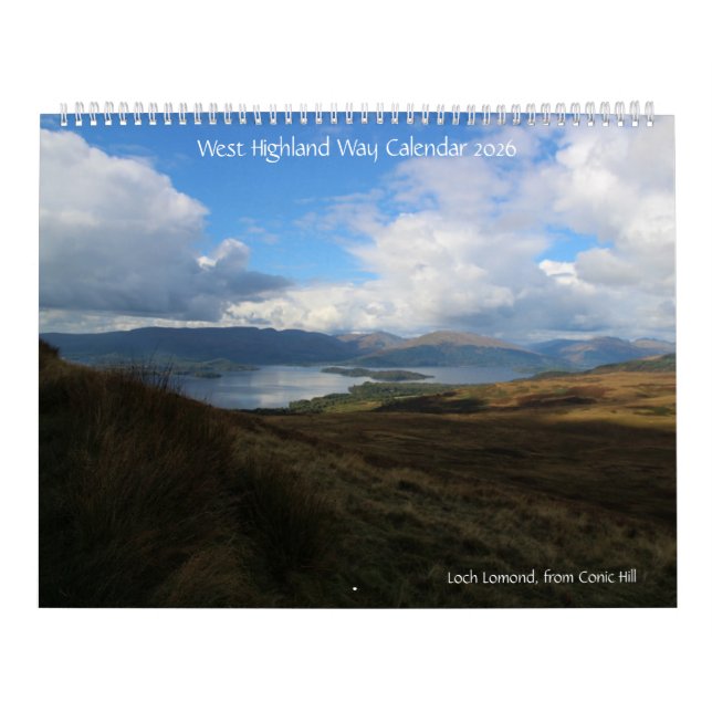 Calendário West Highland Way 2026 (Capa)
