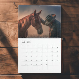 Calendário Western Cowboy 2027