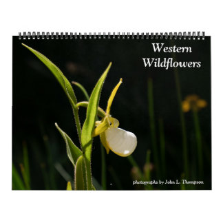 Calendário Western Wildflowers 2026 Calendar