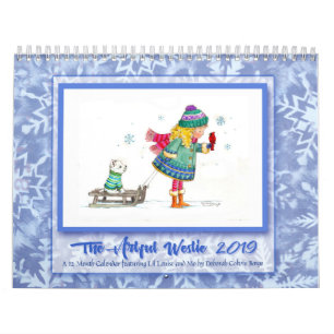 Calendário Westie de 2019 por Deborah Borgo