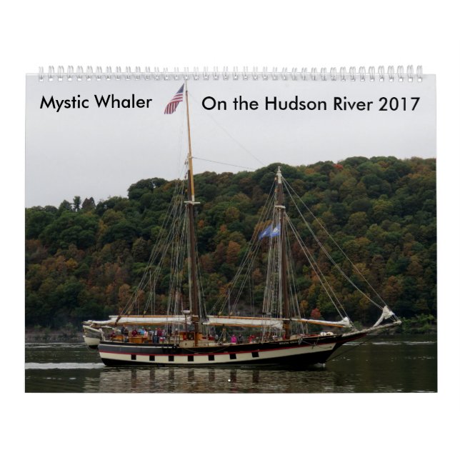 Calendário Whaler místico no Rio Hudson 2017 (Capa)