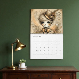 Calendário Whimsic Victorian Steampunk