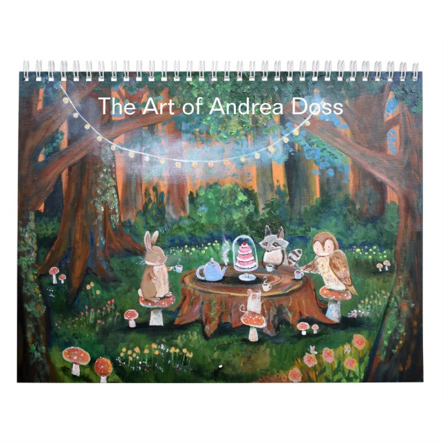 Calendário Whimsical Storybook Art Calendar by Andrea Doss (Capa)