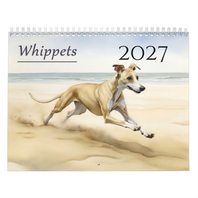 Calendário Whippets 2027  (Capa)
