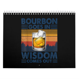 Calendário Whiskey Bourbon entra na sabedoria sai