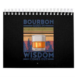 Calendário Whiskey Bourbon entra na sabedoria sai