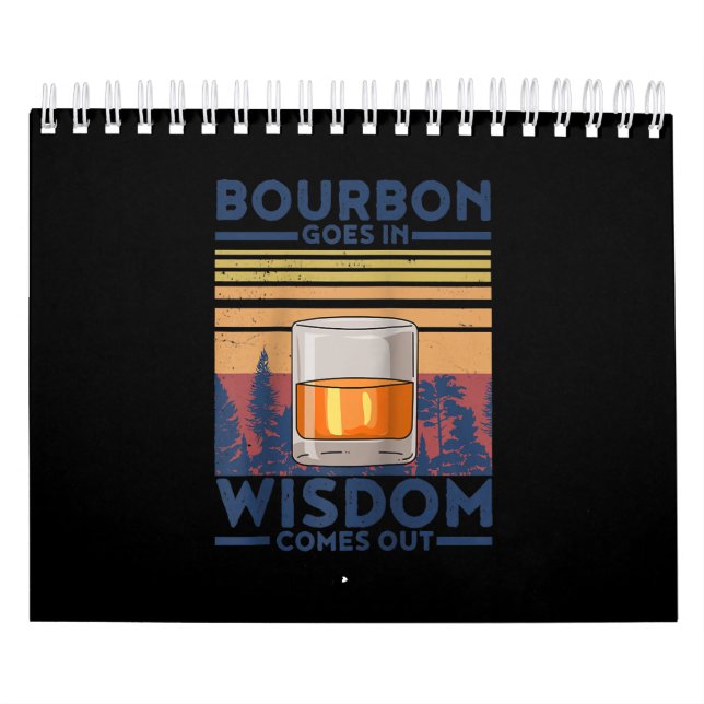 Calendário Whiskey Bourbon sai na sabedoria (Capa)