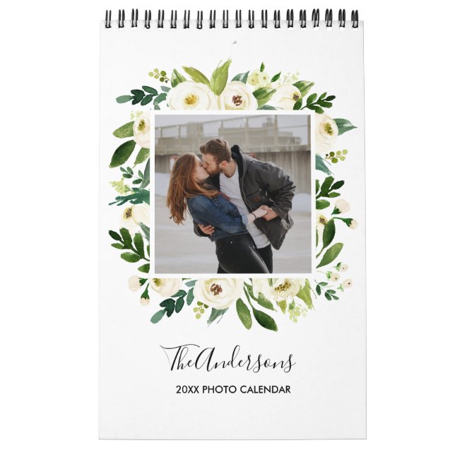Calendário White Bloom | 37 FOTO DO INSTAGRAM SQUARE (Capa)