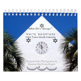 Calendário White Rooftops - 2026 Twelve Month Calendar