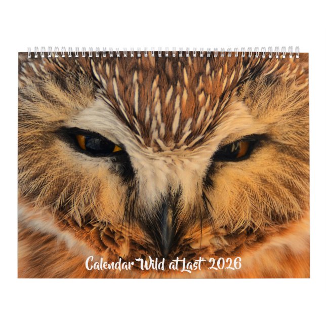 Calendário 'Wild at Last' 2026 (Capa)