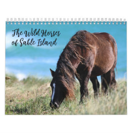 Calendário Wild Horses of Sable Island