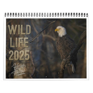 Calendário Wildlife 2025 de Kevin Harris