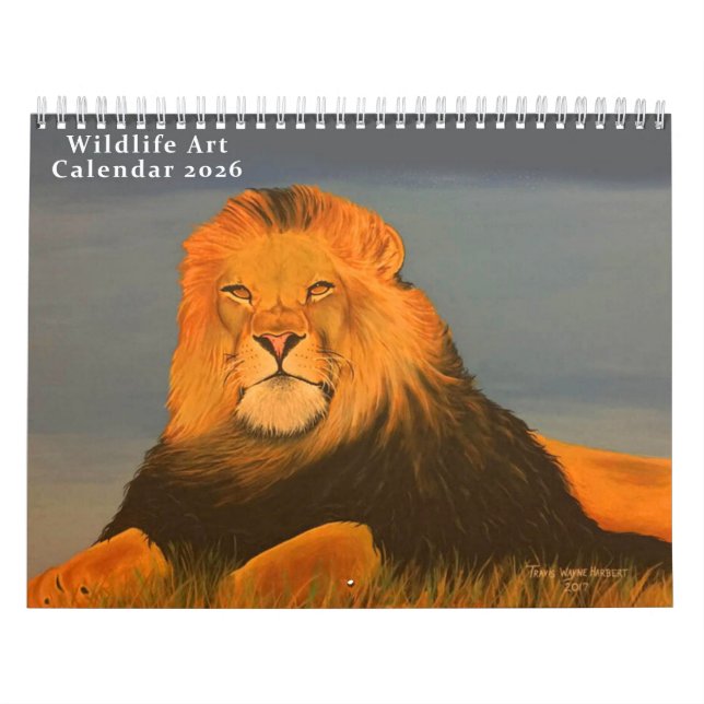 Calendário Wildlife Art (Capa)