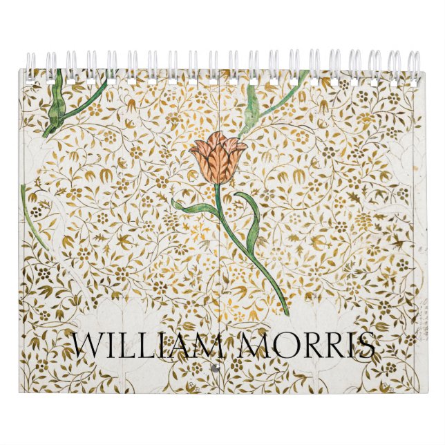 CALENDÁRIO : WILLIAM MORRIS DESIGNS  (Capa)