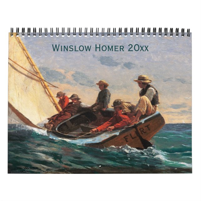 Calendário Winslow Homer Paintings Fine Art Calendar (Capa)