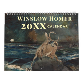 Calendário Winslow Homer Vintage 2021