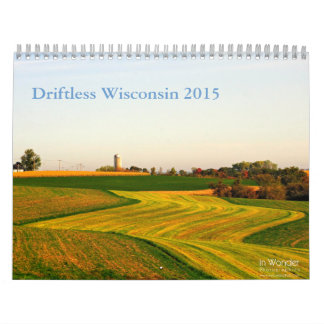 Calendário Wisconsin's Driftless 2015