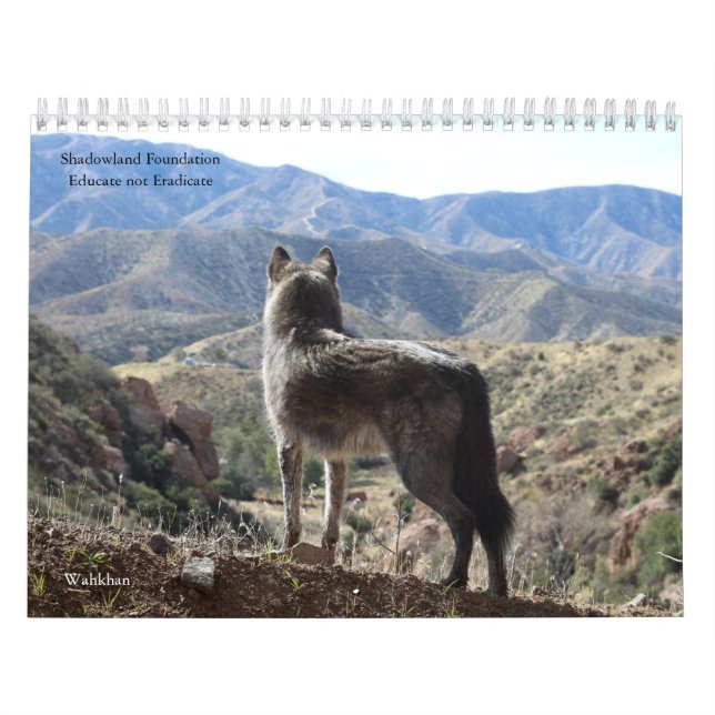 Calendário Wolf Calendar (Capa)