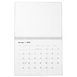 Calendário Wood Wall Art